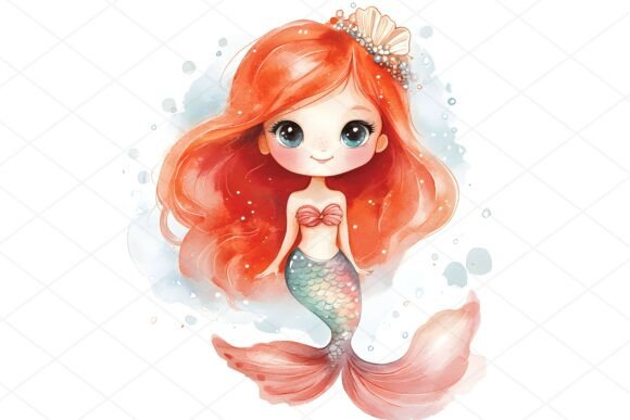 16 Cute Mermaid Clipart, Little Mermaid: A Strategic Resource for Creative Professionals