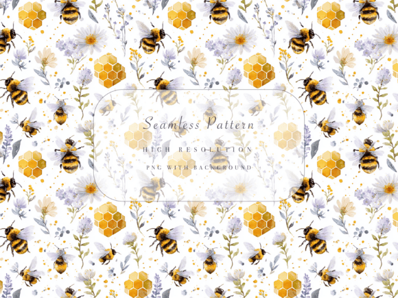 Bee Seamless Pattern: A Sweet Touch for Creative Projects