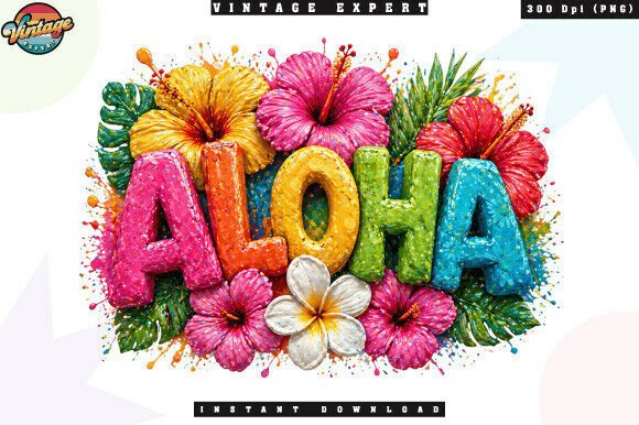 Colorful Aloha Hawaii Summer PNG: A Strategic Asset for Brand Positioning