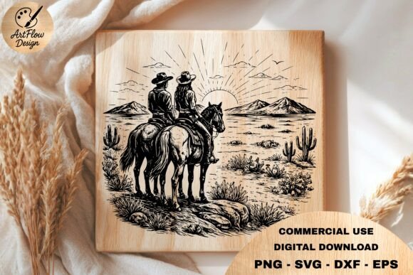 Cowgirl Horse Desert SVG: Bringing Western Charm to Your Creative Projects