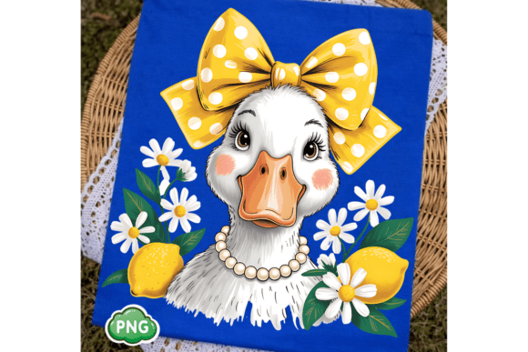 Elevating Your Designs: A Guide to Preppy Lemon Goose and Coquette Duck PNG Assets