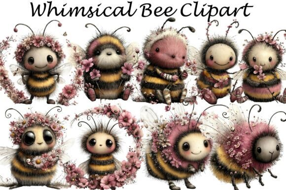 Evaluating Whimsical Bee Clipart for Creative Projects