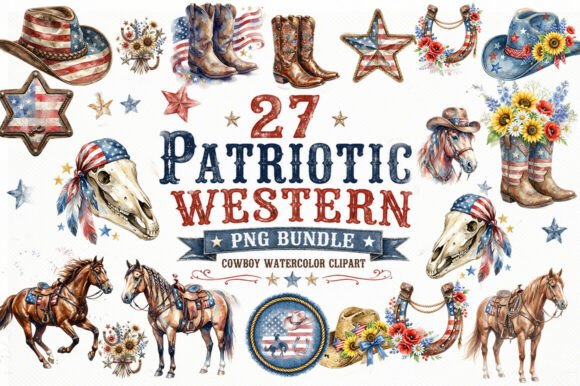 Integrating the Patriotic-Western-Cowboy-PNG-Bundle into Your Creative Workflow