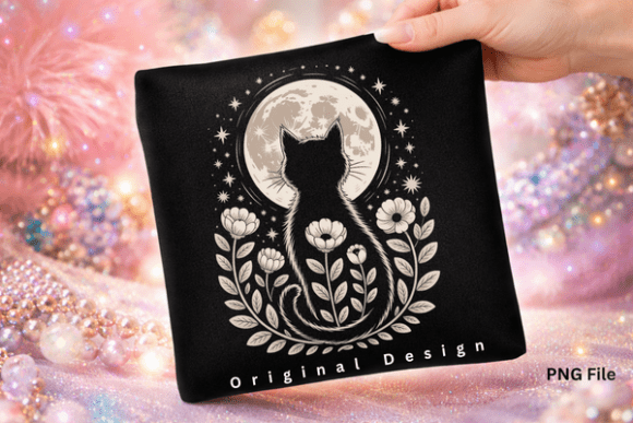 Moon Night Gothic Halloween Cat PNG: A Guide to Mystical Digital Art